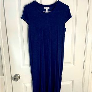 Lovely blue dress with slits on both sides